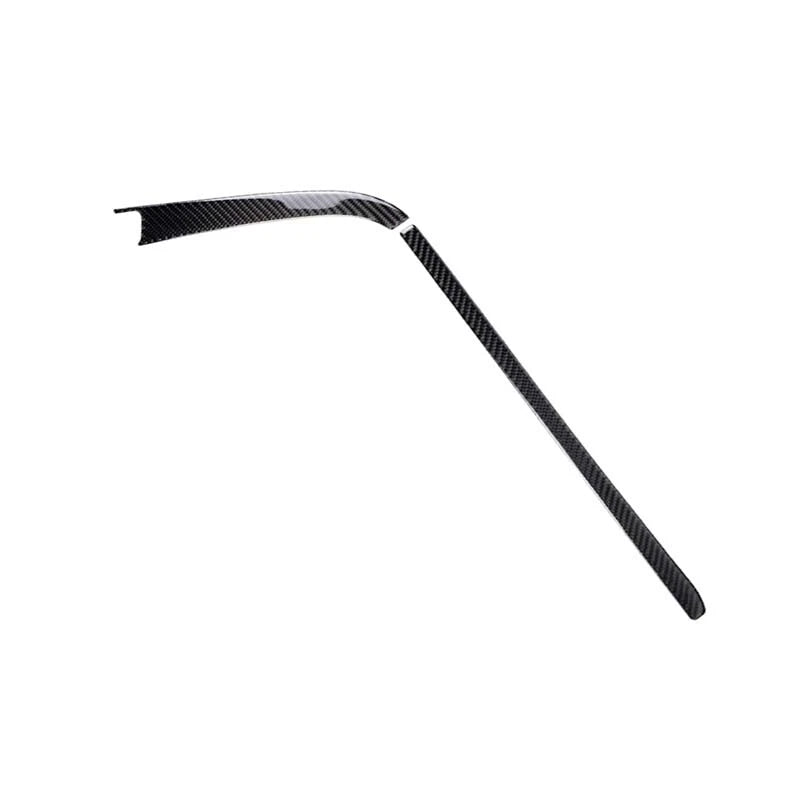 Carbon Fiber Passenger Dashboard Sticker Decor Trim Fit For Bmw F30 F34 Series 3