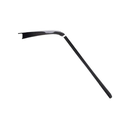 Carbon Fiber Passenger Dashboard Sticker Decor Trim Fit For Bmw F30 F34 Series 3