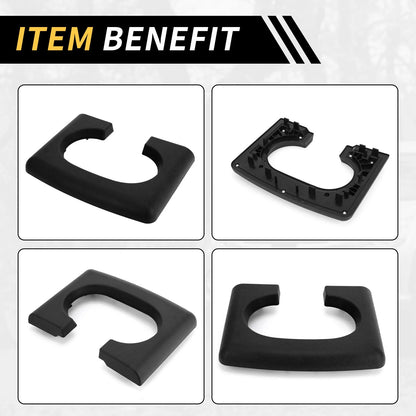 Center Console Cup Holder Pad for Ford F-150 (2004-2014) Black Replacement
