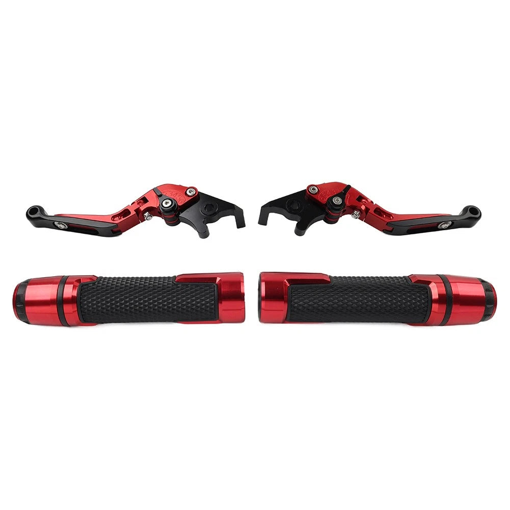Folding Extendable Brake Clutch Levers & Handlebar Grips for BMW C650GT C600 (2012-2018)