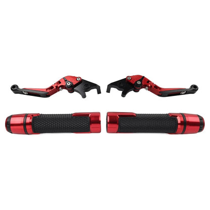 Folding Extendable Brake Clutch Levers & Handlebar Grips for BMW C650GT C600 (2012-2018)