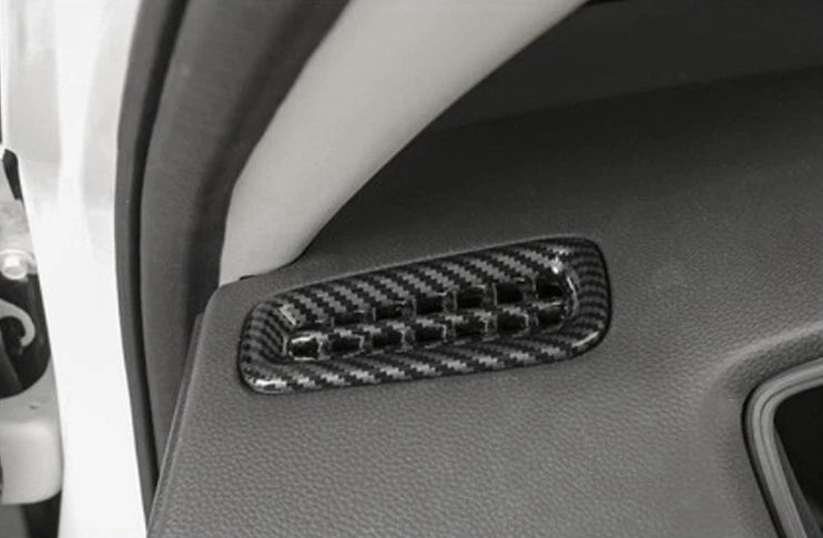 A/C Air Outlet Carbon Fiber 2 x Cover Trim for Honda Civic (2022-2023)