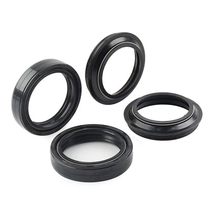 4 Pcs 47X58 MM Motorcycle Front Fork Damper Shock Absorber Seal