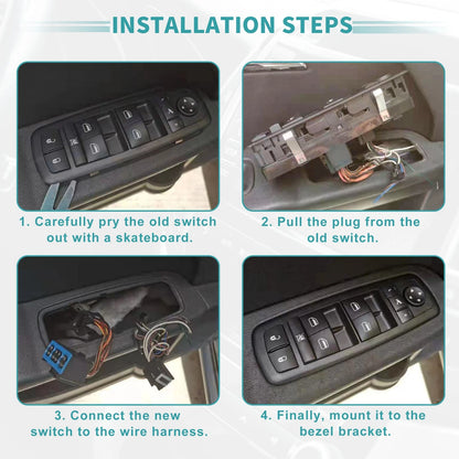 Power Window Switch for BMW 328i 2007-2013 (2 x Front & Rear)