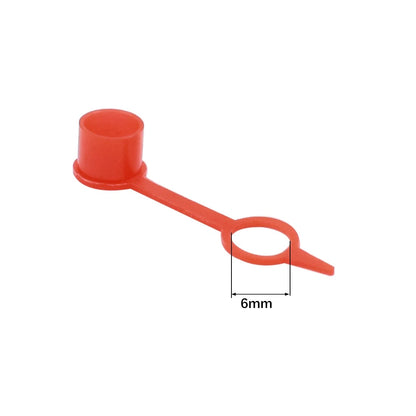 100 x Nipple Grease Fitting Dust Cap Cover for Motorcycle M6