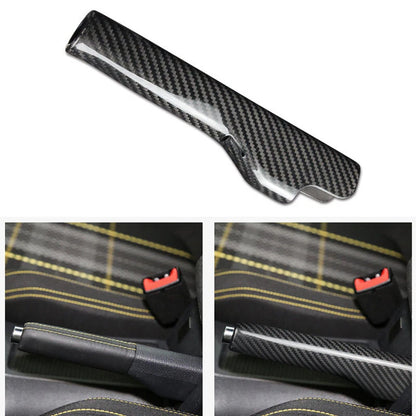 Carbon Fiber Headbrake Grip Knob Cover fit for VW Golf 7 2014-2018