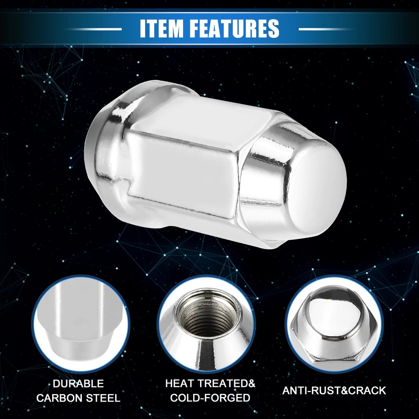 10 x Wheel Lug Nuts for Ford Explorer & Lincoln MKS (2006-2023)