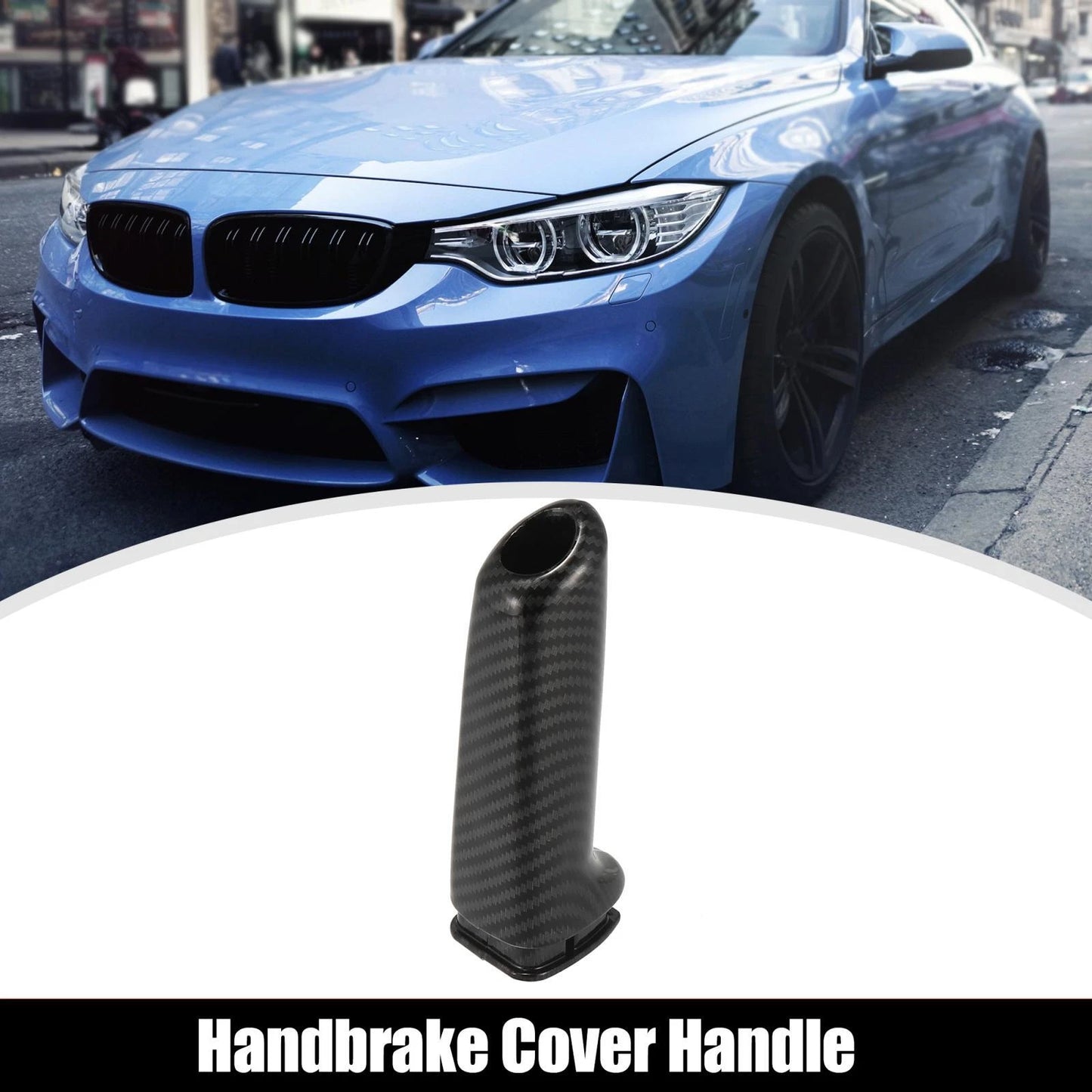Handbrake Cover Handle Carbon Fiber for BMW F30 F31 F36 E90 F80 F82 E84 (2012-2019)