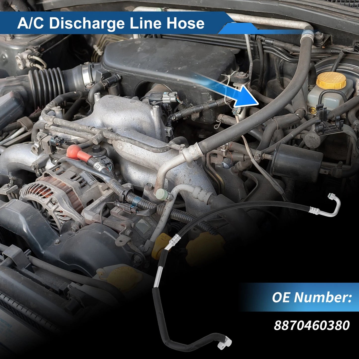 A/C Refrigerant Liquid Hose for Toyota Land Cruiser (2002-2009)