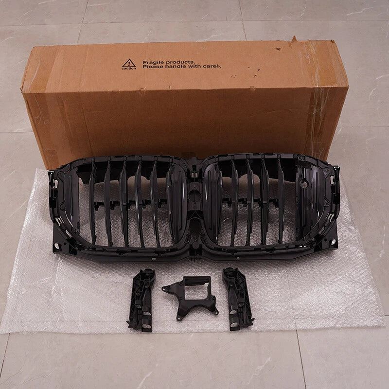 Front Radiator Air Shutter Grille for BMW G05 X5 2019-2023