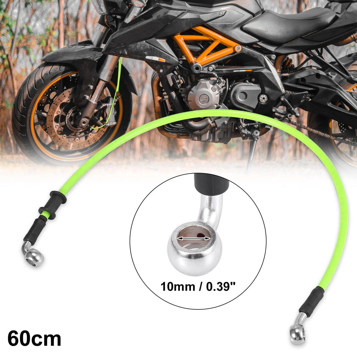 Universal / 60cm / Brake Clutch Oil Hose Line Pipe Hydraulic for Motorcycle