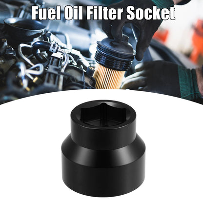 Fuel Oil Filter Cap Socket Removal Tool for Ford 6.0L 6.4L (2003-2010)