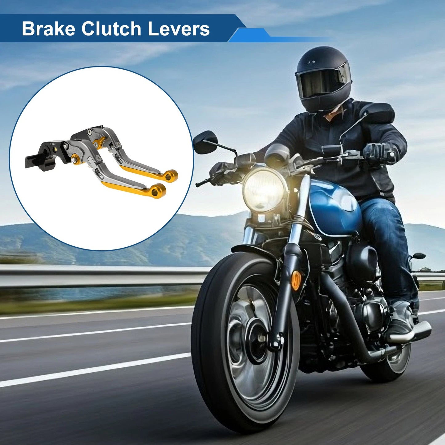 Brake Clutch Levers / Adjustable Short Long for Kawasaki ZX14R