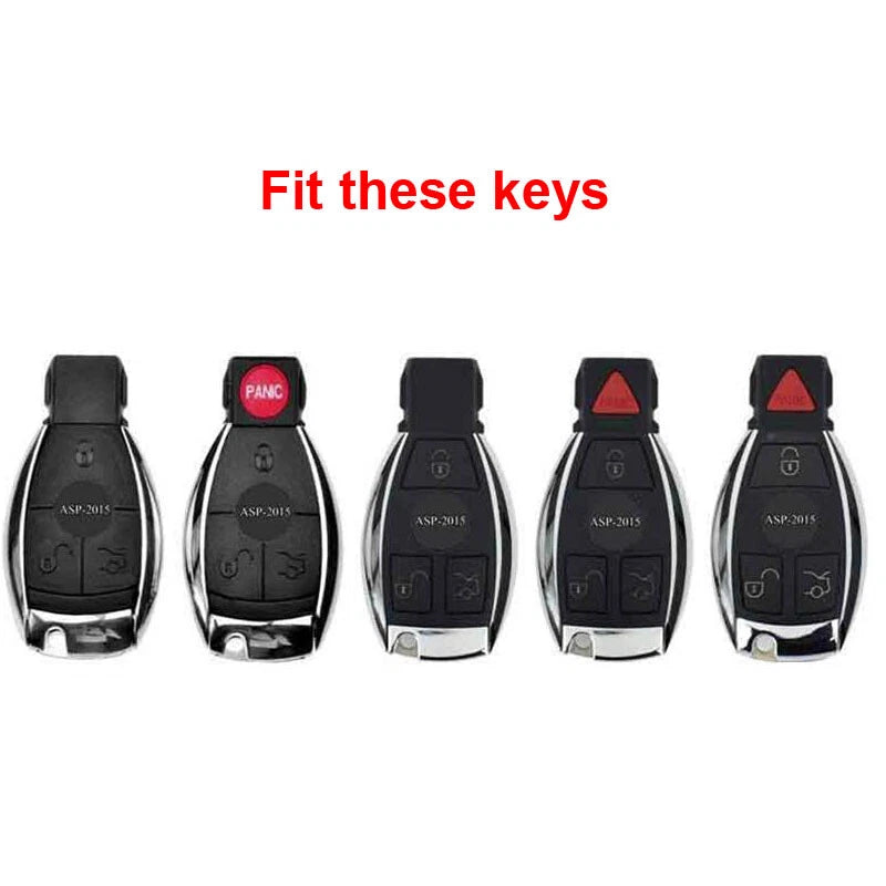 White Paint Plastic FOB Remote Key Shell Cover fit for Benz A B C E S GLC GLE