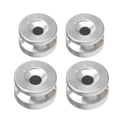 Silver Motorcycle Trunk Base Plate Tail Box Pad Bracket Spacer