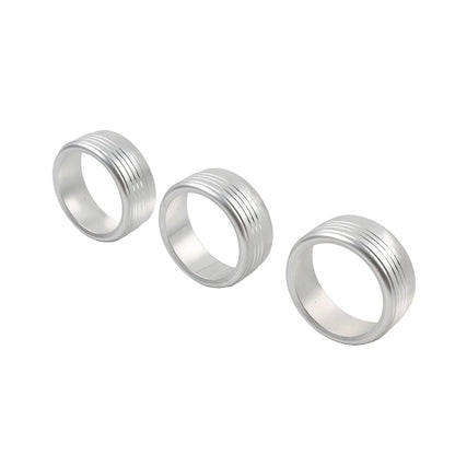 Silver AC Climate Control Knob Ring Covers for Subaru Forester XV Crosstrek WRX (2014-2021)