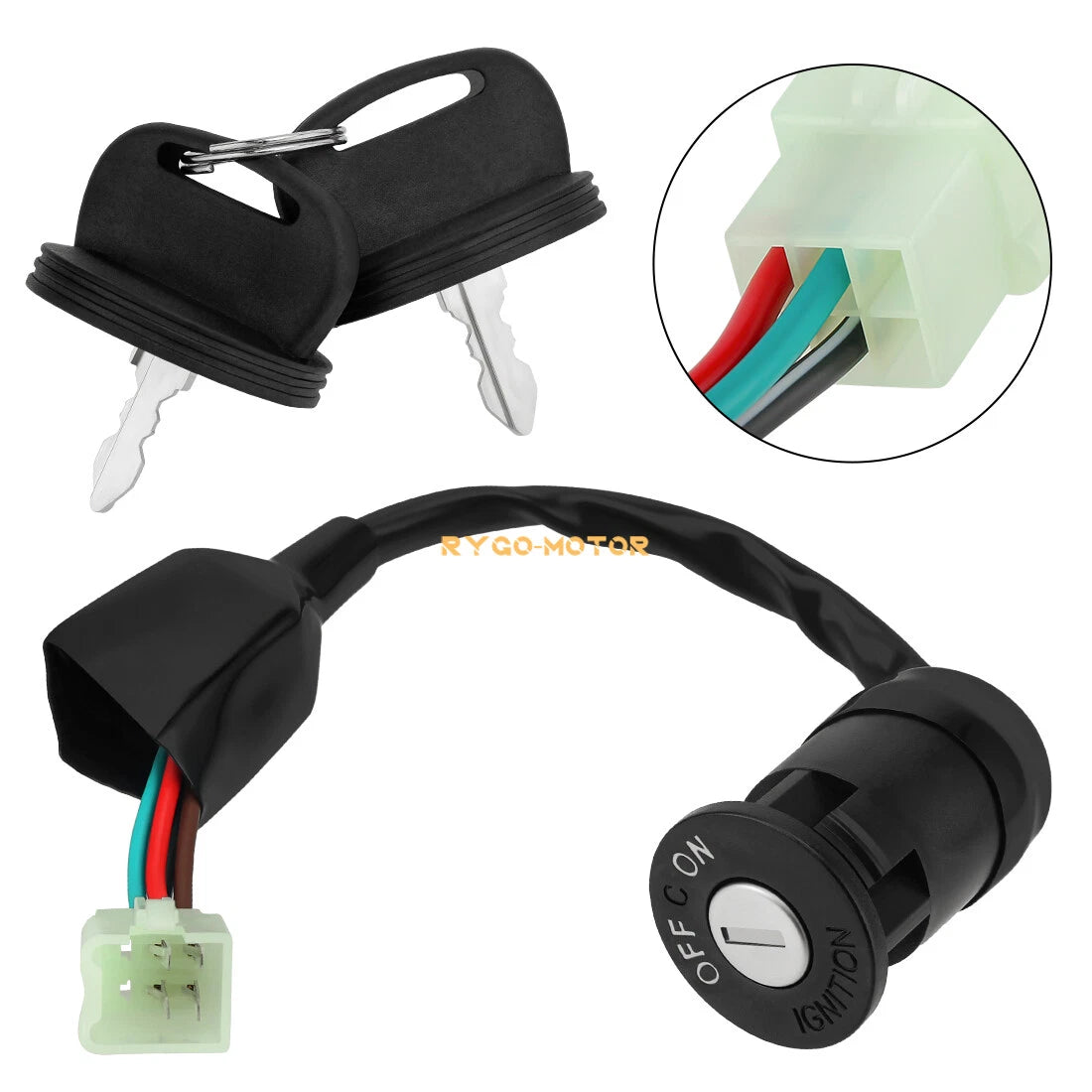 Ignition Key Switch for Yamaha Grizzly 90 YFM90 (2019-2024)