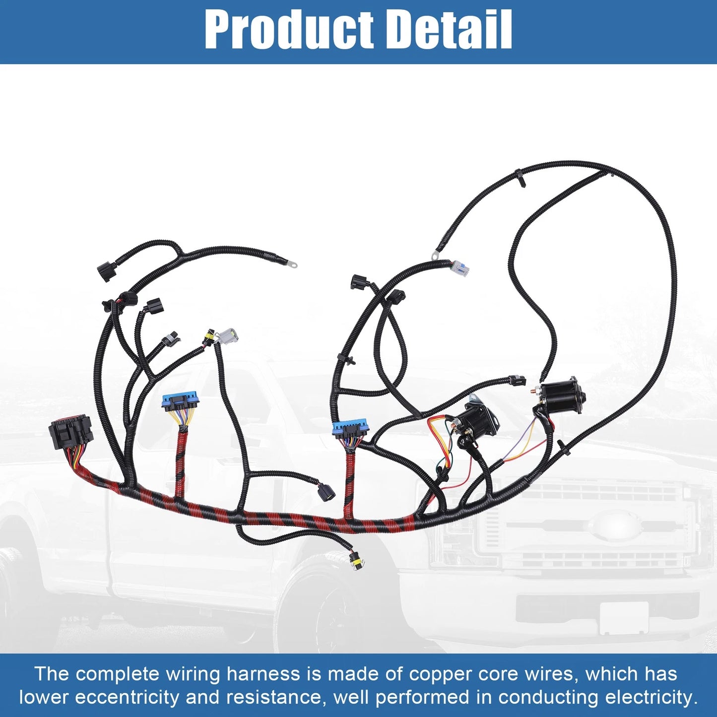 Engine Wiring Harness Set for Ford F250 F350 F450 F550 (1997-2004)
