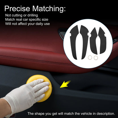 Door Anti Kick Pad Sticker Protector 1 Set for Toyota Camry (2010–2011)