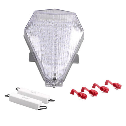 Clear Rear Brake Tail Light Turn Signals for YAMAHA YZF R6 (2006-2007)