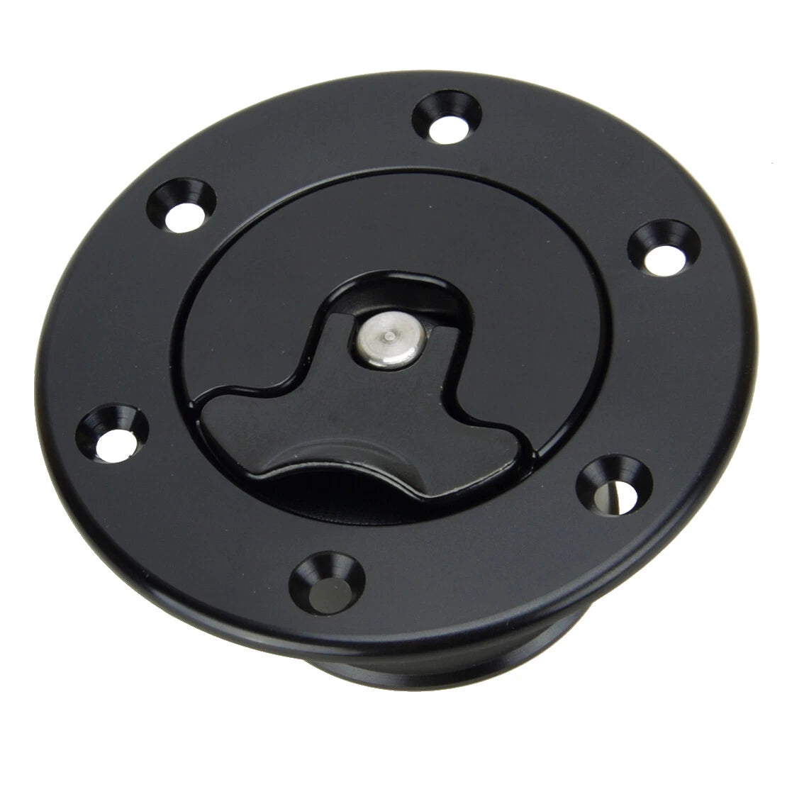 Black 35.5mm Fuel Cell Surge Tank Gas Cap for Car
