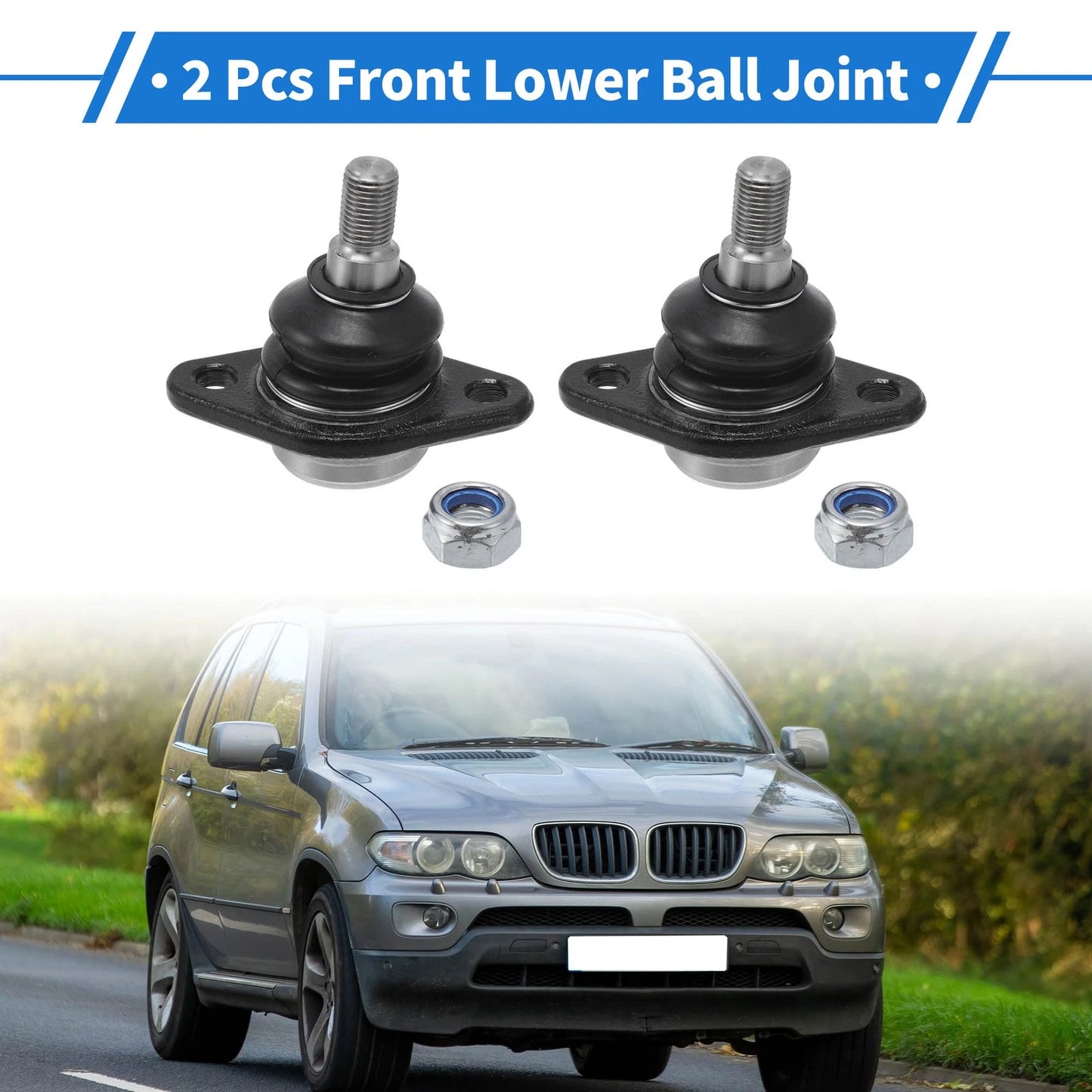 2 x Front Lower Ball Joints for BMW X5 (2000-2007)