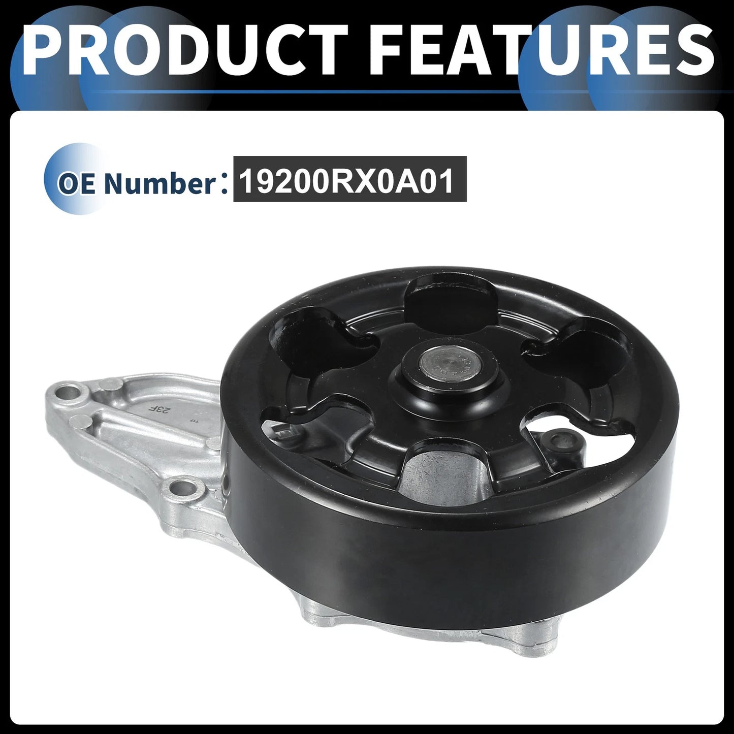 Water Pump Acura ILX (2013-2015) for Honda Civic Rubber Ring Kit