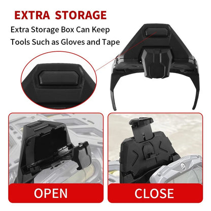 Adjustable Electronic Device Holder for CanAm Outlander Models with Storage Bin
