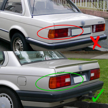 Rear Lamp Tail Light Pair for BMW 3 Series E30 (1988-1994)