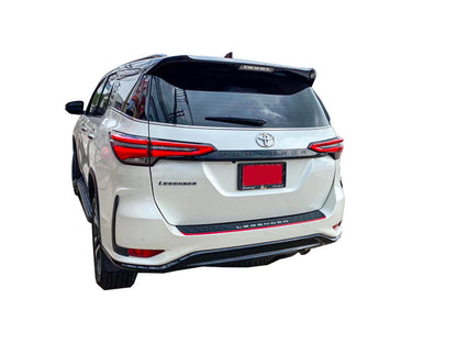 Rear Bumper Step Guard Scuff Plate Cover for Toyota Fortuner (2015-2023)
