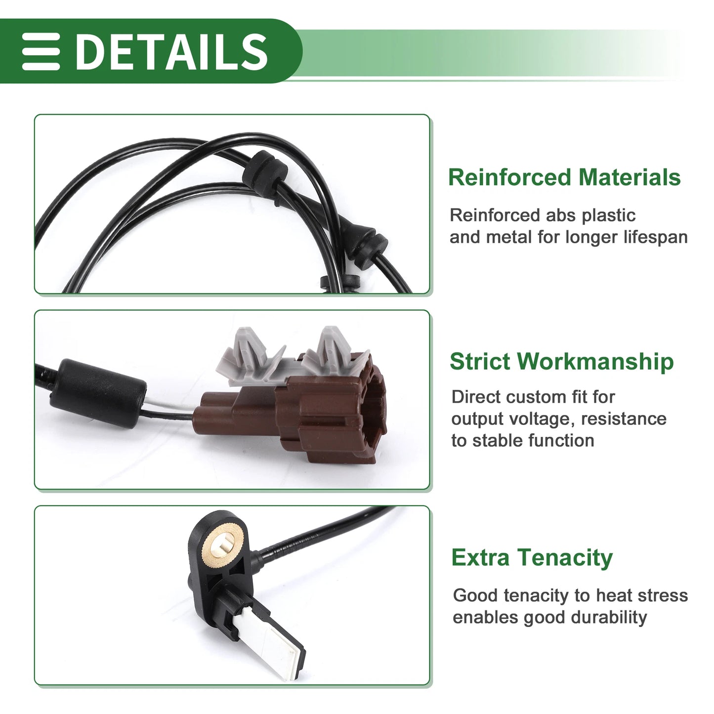 ABS Wheel Speed Sensor for Nissan Titan V8 (2004-2015) Rear Left
