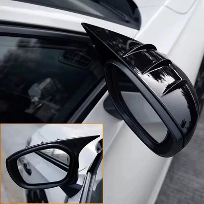 Gloss Black M-Horn Style Side Mirror Cover Caps for Honda Civic (2022-2025)