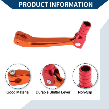 Folding Shifter Lever for Honda CRF150F (2003-2017) - Orange Red