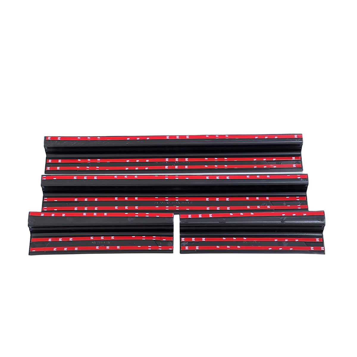 Matte Black Scuff Plate Door Sill Protector for Isuzu MU-X (2021-2024)