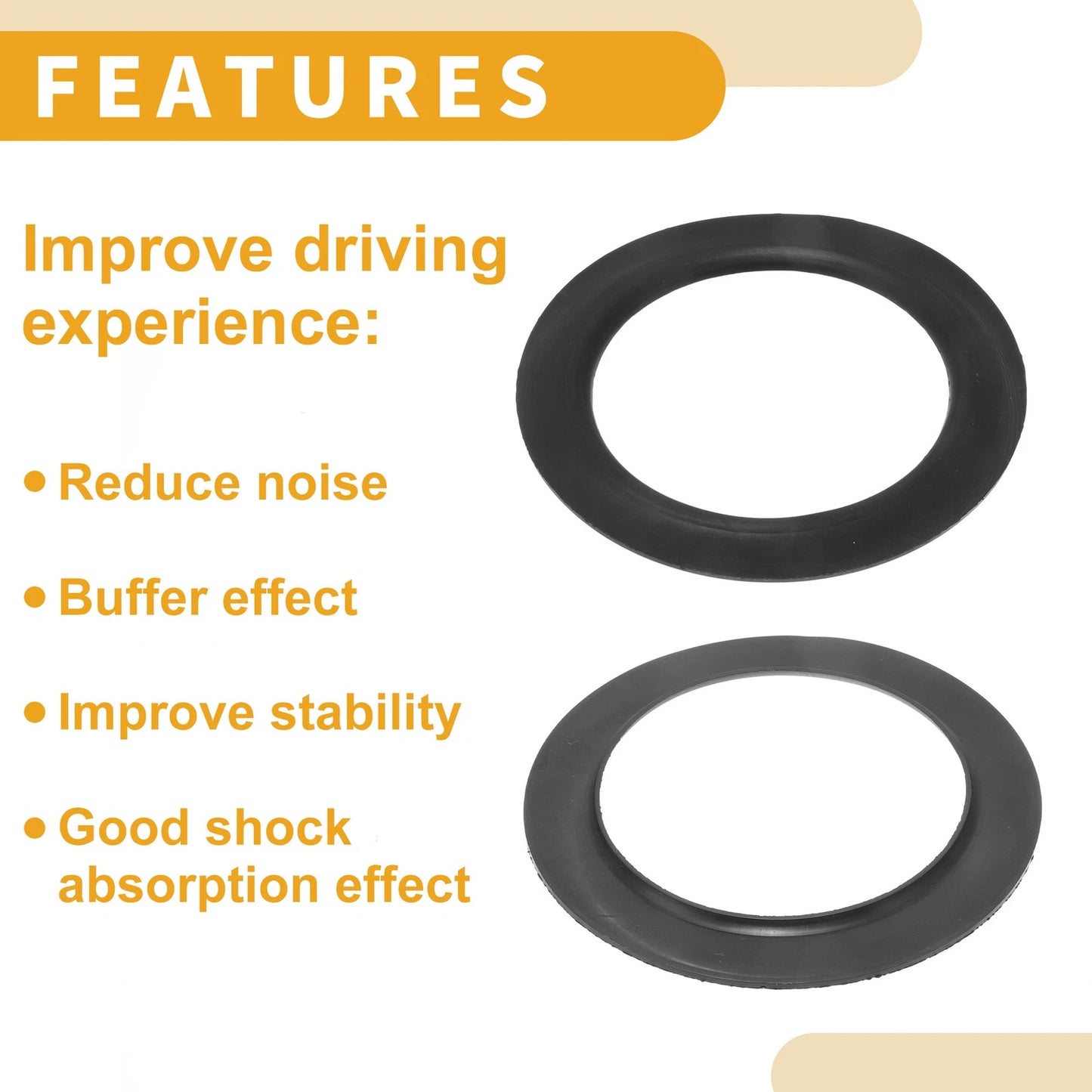 Coil Spring Insulators for BMW X3 2011-2017 Rubber 1 x Piece