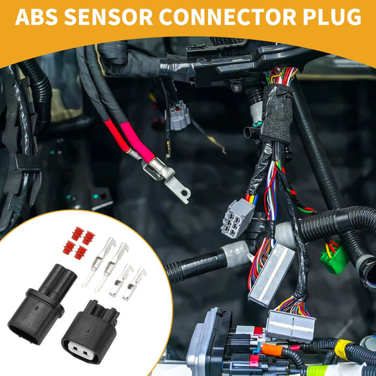 2 x ABS Sensor Connector Plug Male Female Wire Terminal for Toyota