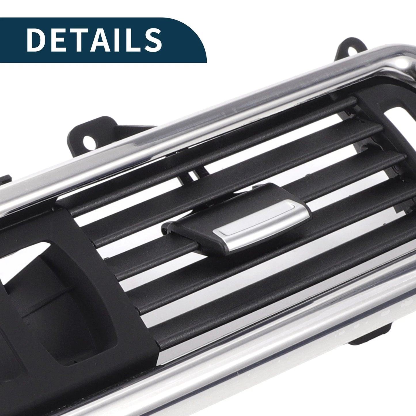 A/C Outlet Dash for BMW 528i (2011) Black Silver Tone