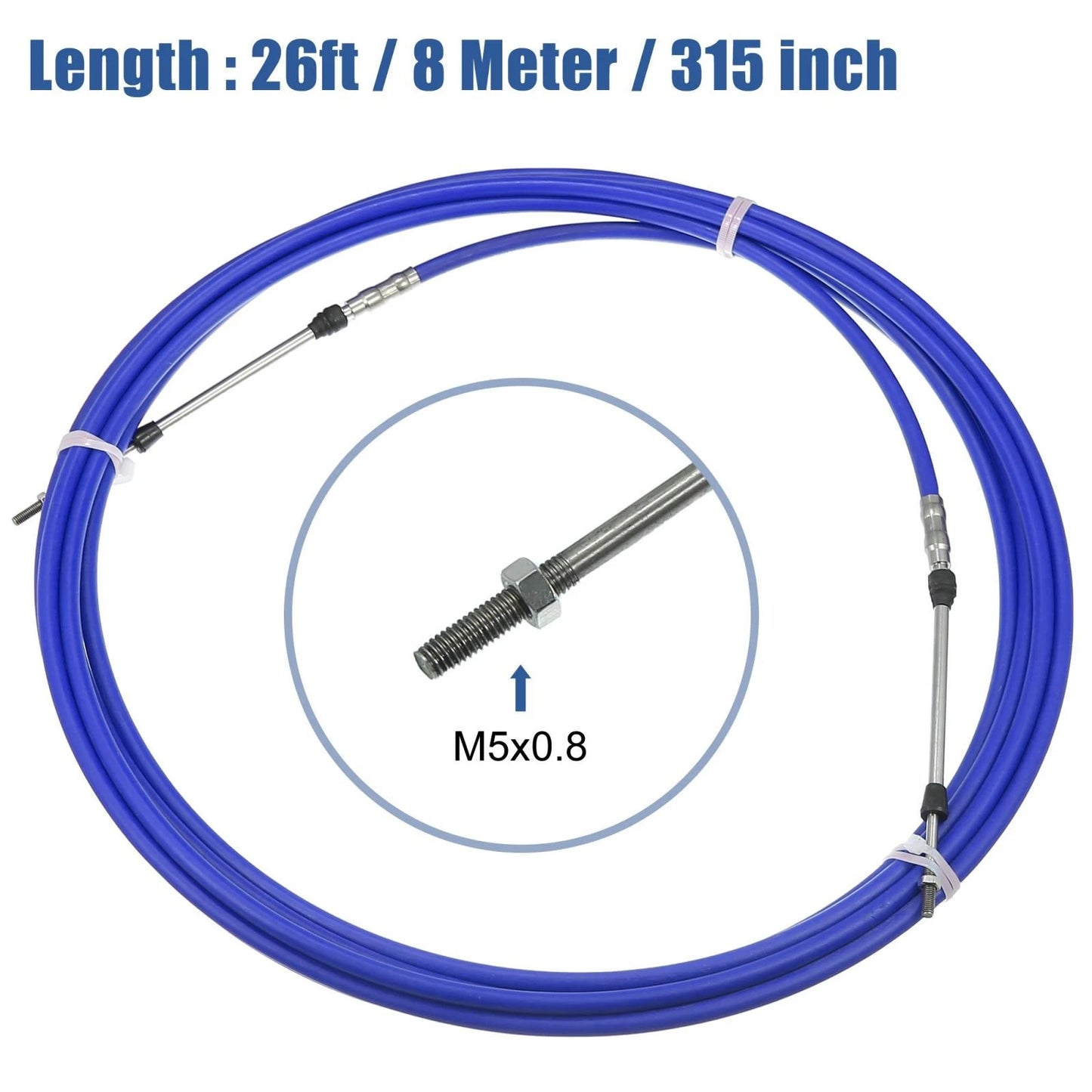 Remote Control Box Cable 2 x 26ft 315 Inch for Yamaha