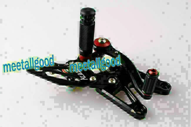 Adjustable Rearsets Footpegs for BMW S1000RR 2010-2013 - Black