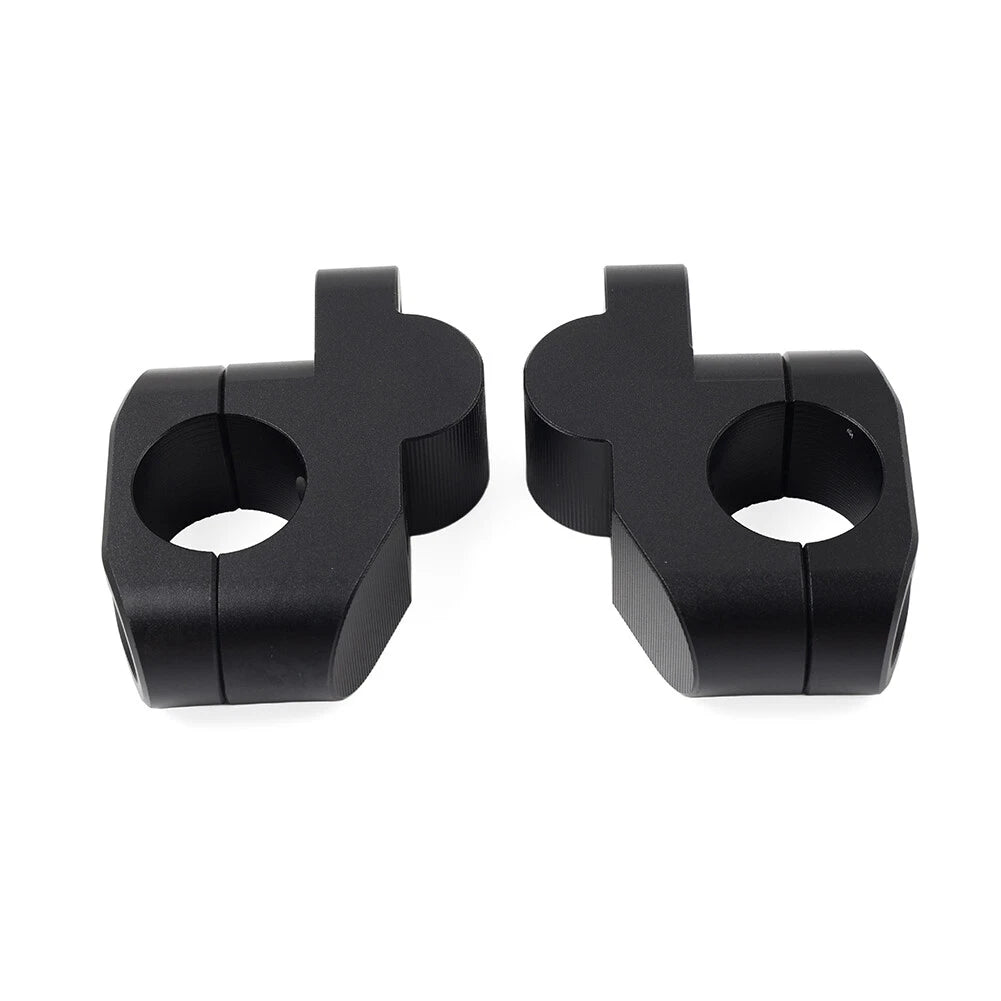 28mm Offset Handlebar Clamp Mount for Honda, Suzuki, Yamaha, Kawasaki