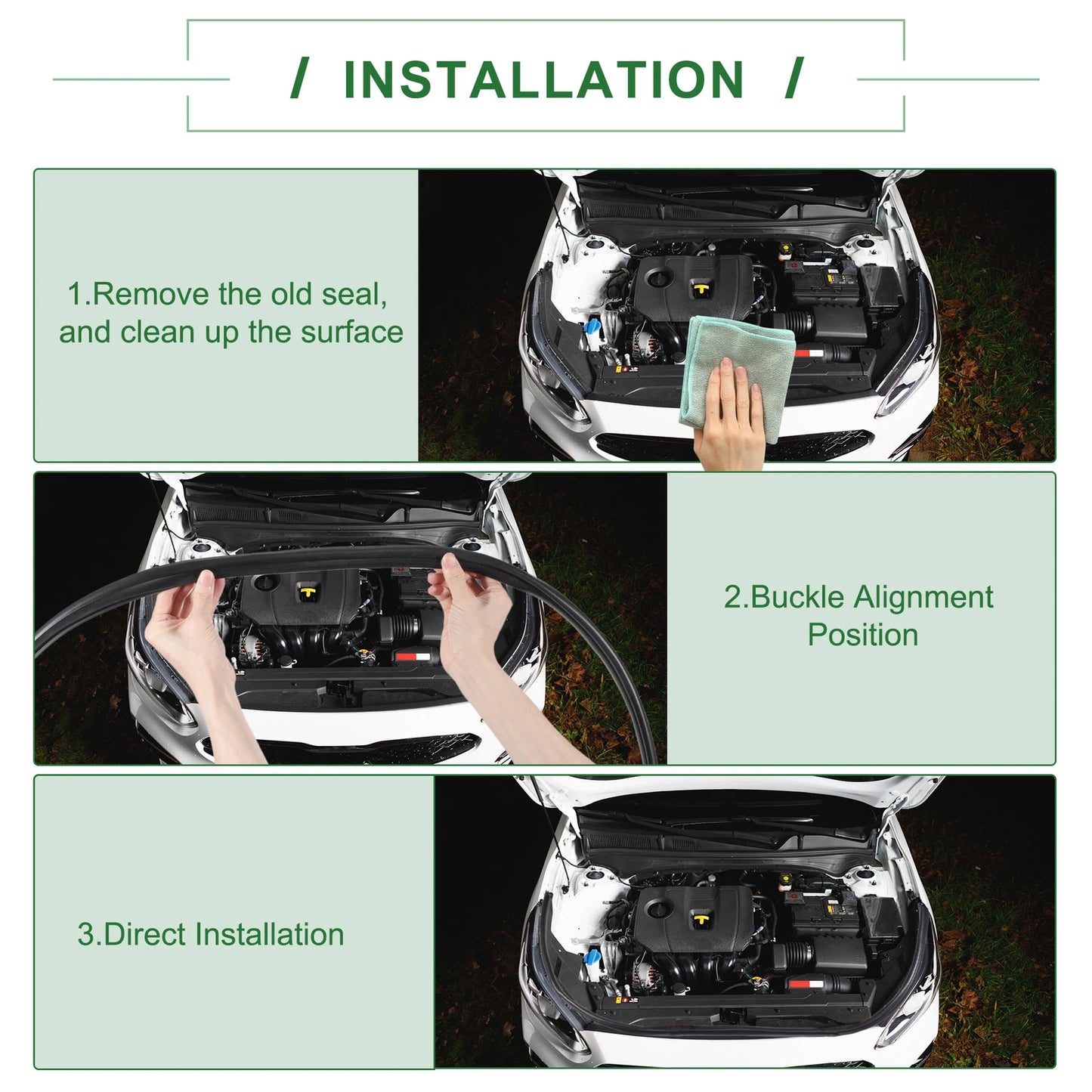 Rear Engine Hood Sealing Strip for Honda Crosstour (2011-2015)