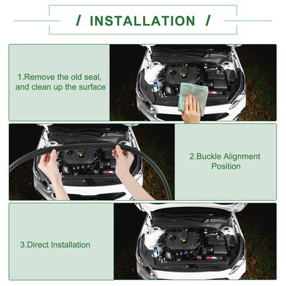 Rear Engine Hood Sealing Strip for Honda Crosstour (2011-2015)