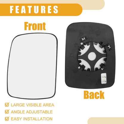 Right Side Rear View Mirror Glass for Land Rover LR4 (2010-2013)