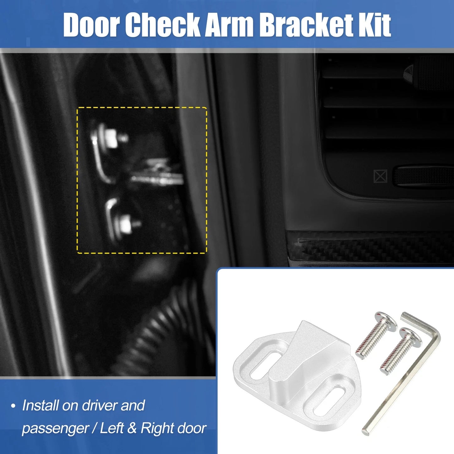 1 Set Car Door Check Bracket Kit for Toyota FJ Cruiser (2007–2014)