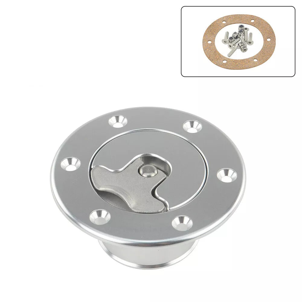 Billet Fuel Filler Neck for Universal Pop-Up Gas Cap Flush Mount