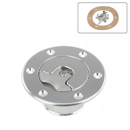 Billet Fuel Filler Neck for Universal Pop-Up Gas Cap Flush Mount
