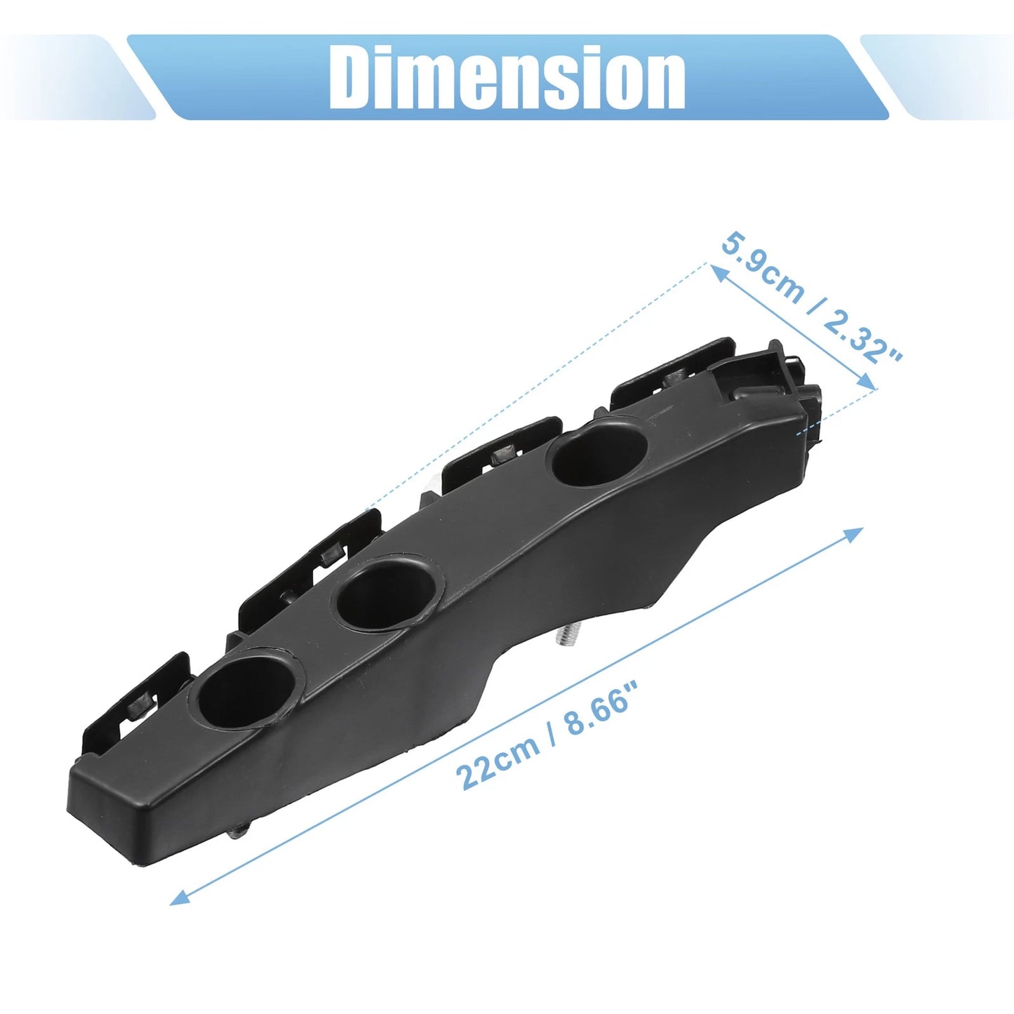 Front Left Side Bumper Cover Bracket for Jeep Compass (2017-2023)