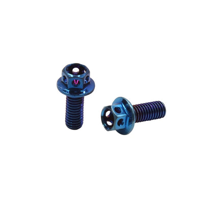 6 Pcs Colorful Titanium Alloy Motorcycle Hex Bolts M6x15mm for Motorcycle