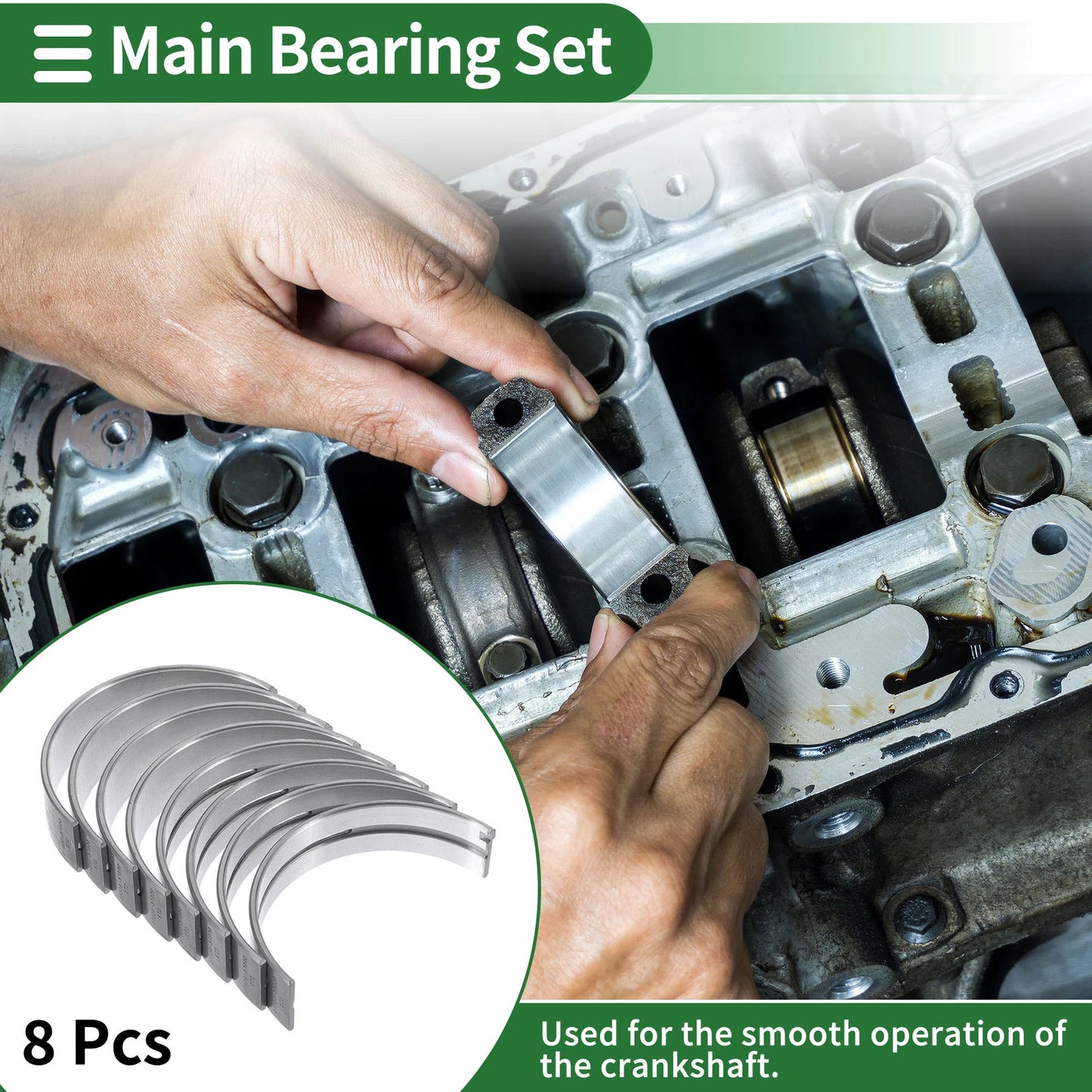 Main Bearing Set for Hyundai Tucson (2004-2009)