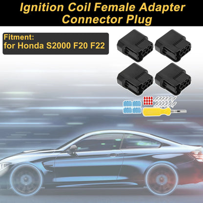 4 x Ignition Coil Connector Plugs for Honda S2000 (2000-2009)
